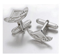 Load image into Gallery viewer, Sterling Silver Croagh Patrick Cufflinks