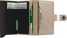 Load image into Gallery viewer, Metallic Champagne-Brown Miniwallet
