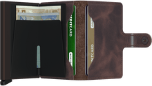 Load image into Gallery viewer, Vintage Chocolate Miniwallet