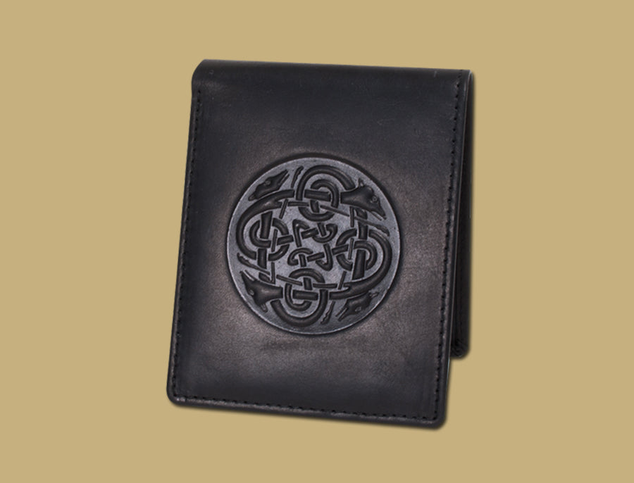 Cuchulainn Black Leather Wallet