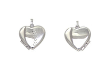 Load image into Gallery viewer, Sterling Silver Heart Shaped Locket

