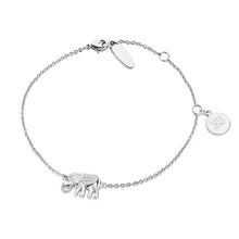 Load image into Gallery viewer, Amy Huberman Silver Plated Bracelet with Elephant