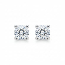 Load image into Gallery viewer, 18ct White Gold Diamond Stud Earrings