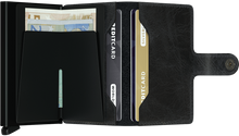 Load image into Gallery viewer, Vintage Black Miniwallet
