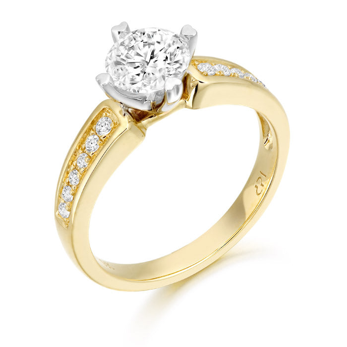 9ct Gold Amelia CZ Ring