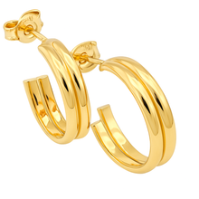 Load image into Gallery viewer, Sterling Silver Hoops
