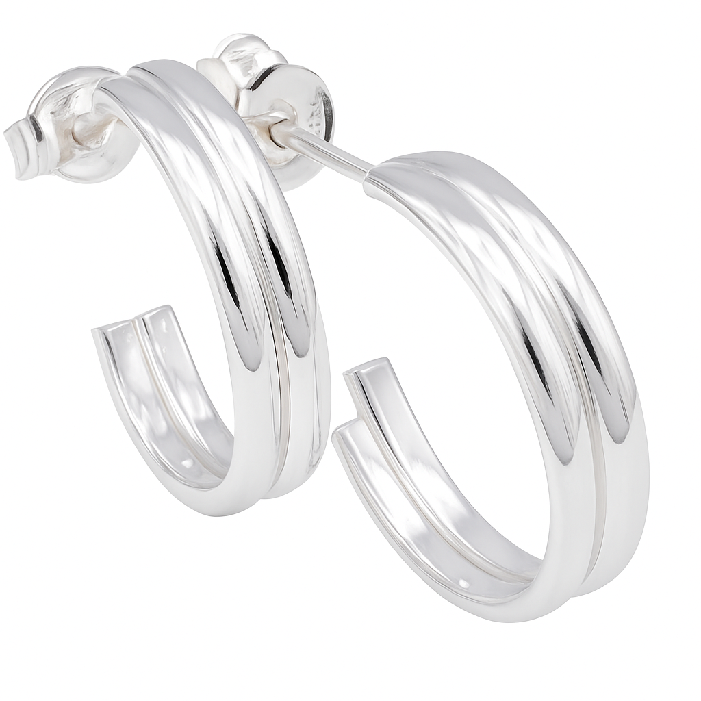 Sterling Silver Hoops