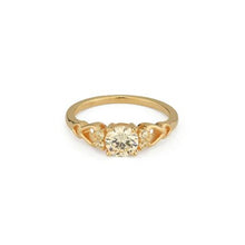 Load image into Gallery viewer, 24Kae Ring with stones and heart shaped detail
