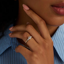 Load image into Gallery viewer, Classic Triple Zirconia Ring
