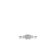Load image into Gallery viewer, Classic Triple Zirconia Ring
