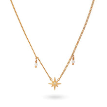 Load image into Gallery viewer, 24Kae Necklace with star and pearls
