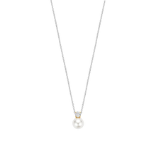 Load image into Gallery viewer, Zirconia Pearl Necklace

