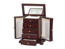 Load image into Gallery viewer, Walnut finish Wardrobe Jewel Case
