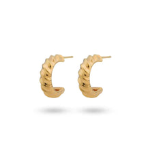 Load image into Gallery viewer, 24Kae Earring croissant shaped
