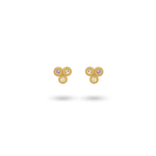Load image into Gallery viewer, 24KAe Earring with pastel stones
