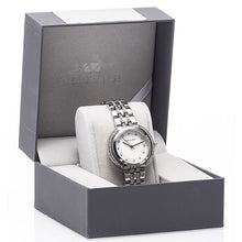 Load image into Gallery viewer, Silver Diamond Bezel/Numeral Watch
