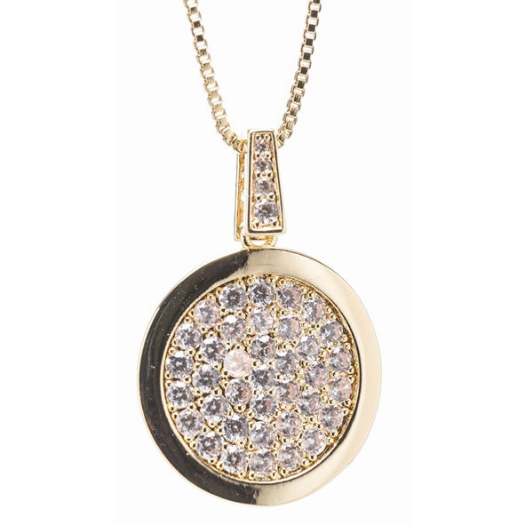 Diamante Round Pendant