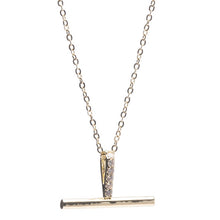 Load image into Gallery viewer, Silver T-Bar Pendant
