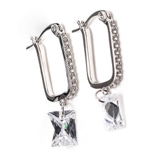 Load image into Gallery viewer, Square Diamond Earrings
