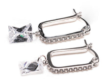Load image into Gallery viewer, Square Diamond Earrings
