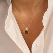 Load image into Gallery viewer, Blue Cushion Structure Necklace with pendant

