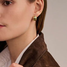 Load image into Gallery viewer, Bold Gold Vermeil Earrings
