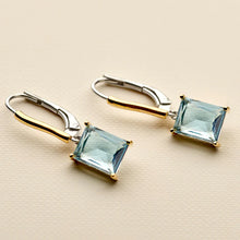Load image into Gallery viewer, Rectangular Zirconia Hoops
