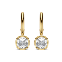 Load image into Gallery viewer, Zirconia Cushion Hoops
