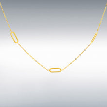 Load image into Gallery viewer, 9CT GOLD THREE PAPER ADJUSTABLE CHAIN
