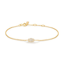 Load image into Gallery viewer, Gold Pavé Sparkle Bracelet
