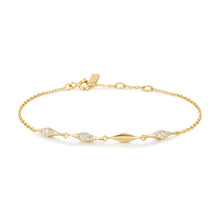 Load image into Gallery viewer, Gold Multi Sparkle Bracelet

