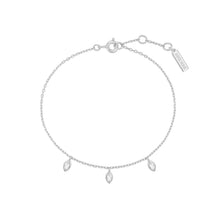 Load image into Gallery viewer, Zoom Silver Sparkling Triple Station Bracelet
