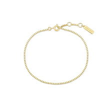 Load image into Gallery viewer, Gold Box Chain Bracelet

