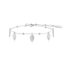Load image into Gallery viewer, Silver Leaf Station Bracelet
