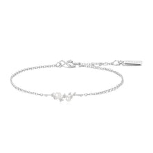 Load image into Gallery viewer, Silver Shell Pearl Cluster Bracelet
