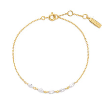 Load image into Gallery viewer, Zoom Gold Quintet Marquise Bracelet
