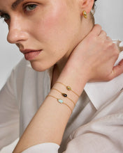 Load image into Gallery viewer, Gold Organic Dome Pebble Bracelet
