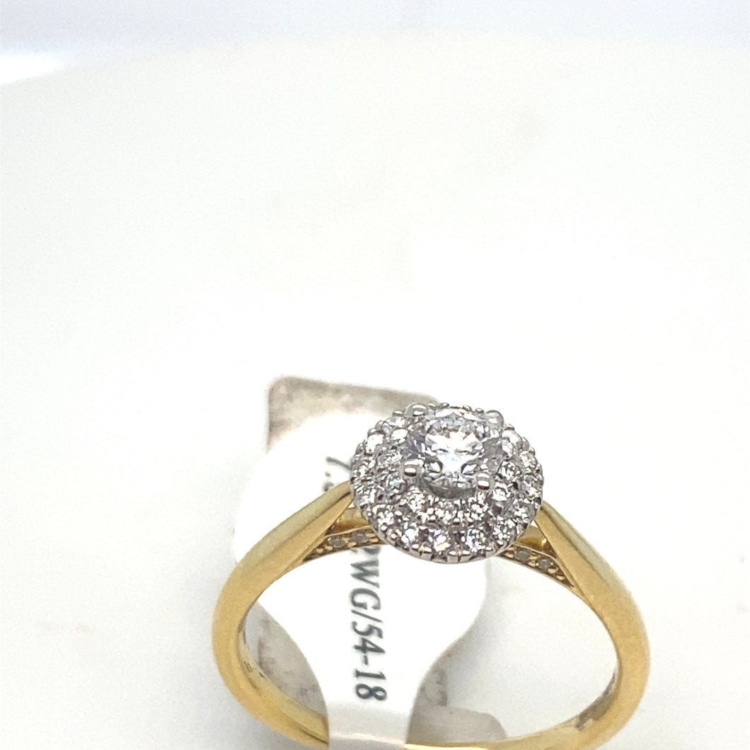 18ct yellow gold Diamond ring