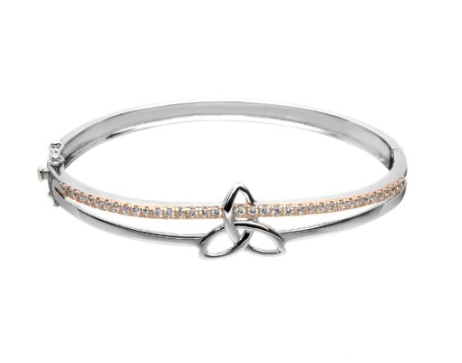 Silver Trinity Bangle