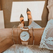 Load image into Gallery viewer, Vigoureux Steel White, Rose Gold Colour
