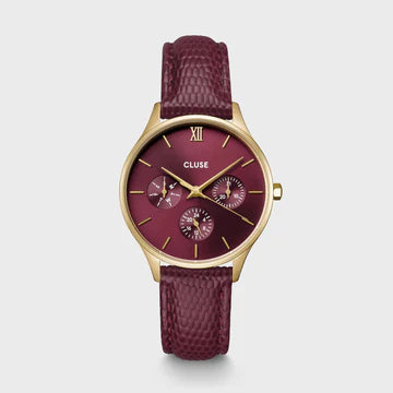 Minuit Multifunction Watch Leather