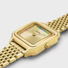 Load image into Gallery viewer, Gracieuse Petite Watch Steel, Rainbow stones, Gold Colour
