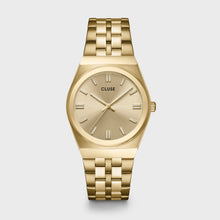 Load image into Gallery viewer, Cluse 70&#39;s Retro Gold Tone Watch
