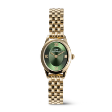 Load image into Gallery viewer, Ophelia Mini Emerald Gold
