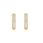 Load image into Gallery viewer, Gold Pavé Huggies
