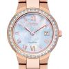 Load image into Gallery viewer, Citizen Silhouette Crystal Rose Gold
