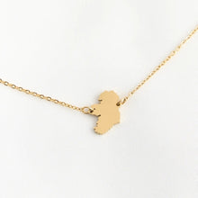 Load image into Gallery viewer, Tight Ireland Map Necklace
