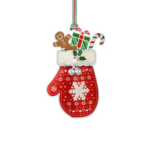 Load image into Gallery viewer, Snow Mitten Christmas Tree Decoration
