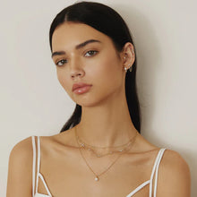 Load image into Gallery viewer, Gold Shell Pearl Drop Pendant Necklace
