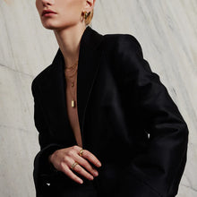 Load image into Gallery viewer, Gold Sparkling Tag Necklace
